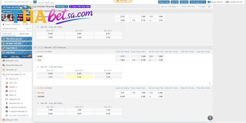 4 bước khám phá thể thao điện tử Thabet