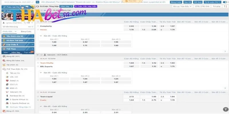 4 lý do không thể bỏ qua thể thao điện tử tại Thabet