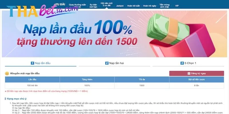 Một số lưu ý khi tham gia khuyến mãi cược thể thao Thabet